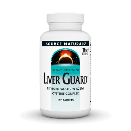 Source Naturals Liver Guard, Silymarin/COQ10/L-Cysteine Complex* 120 Tablets