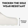 thumbnail image 5 of Evlmd Cloud Slide Sandals for Women Men Ultra Comfort Recovery Pillow Slippers, 5 of 6