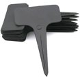 thumbnail image 2 of 100 Pcs T Type Plastic Plant Signs Black for Labeling Plant, 2 of 5