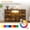 Tiger stripes, variant on Rugerasy 47.4 Inch 8-Drawer Fabric TV Stand with LED Lights&Built-in Power Outlets,Sturdy Metal Frame Entertainment Center with Wood Tabletop - Tall Media Console for Guest Room&Bedroom