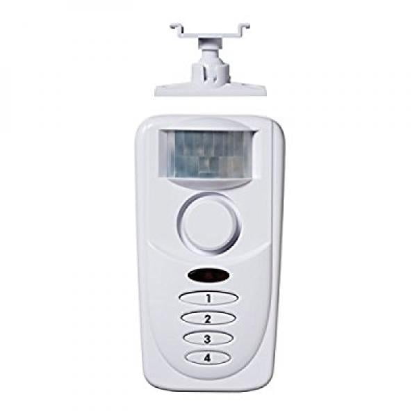 Sabre Wireless Motion Sensor Home Security Burglar Alarm With Loud 120 Db Siren And Degree Wide Angle Detection Diy Easy Installation Com Sabre Wireless Motion Sensor Home, Wireless Motion Alarm