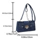 thumbnail image 2 of Bolsa de axila de moda para mujer de mezclilla con cadena de moda para regalo (azul oscuro) JShteea Para Estrenar, 2 of 8