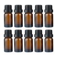thumbnail image 1 of 20pcs 10ml Glass Essential Oil Bottles Cosmetic Storage Container Brown Bottles, 1 of 5