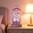 thumbnail image 4 of Weloille Lampe de Table Décorative en Forme de Rose, Lumière Chaude à Intensité Réglable, Lampe de Bureau Romantique Alimentée par USB, Veilleuse LED Protectrice pour les Yeux pour Chambre et Salon, Décoration de Mariage et de la Saint-Valentin, 4 of 6
