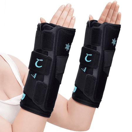 Comfytemp Upgraded Wrist Ice Pack Wrap for Pain Relief, Reusable Hot Cold Therapy for Hand Wrist Discomfort, Swelling & Post-Injury Recovery, 2 Pack