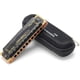 thumbnail image 1 of Harmonica Professional T008k Harmonica Diatonic 10 Hole Armonica Blues Instrumentos Musicales Armonicas Mouth (color : Key Of A (black)), 1 of 5