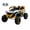White+yellow, variant on HappyToysWorld12V Kids Ride on Truck, Remote Control Electric Car with Front/Rear Shock Suspension, LED Lights & Music Player, 3-6 Years Old Toy Vehicle