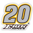 thumbnail image 1 of R & R Imports STC4-N-EJ20 4 in. Erik Jones No.20 Die Cut Decal, 1 of 1