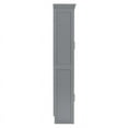 thumbnail image 5 of 72"H Gray Full Size Murphy Bed (Reversible Wardrobe+2 Drawers – Fold-Down Space-Saving, Top Shelf, 107.5"L), 5 of 27