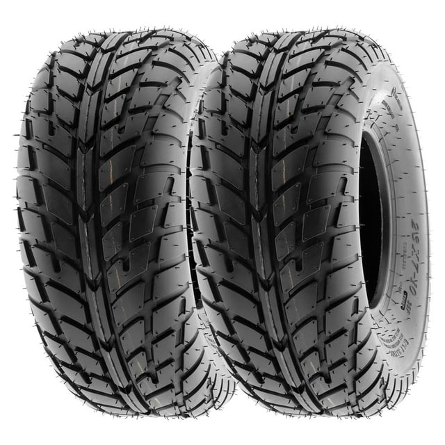 SunF 20x7-8 VTT UTV Quad Pneu 20x7x8 Hardpack Race Sport 6 PR A021 - Paire de 2