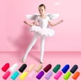 thumbnail image 2 of Medias para niños, medias blancas lisas para danza de ballet para niñas, medias de terciopelo de color caramelo, calcetines, pantalones para niñas pequeñas, leggings, 2 of 5