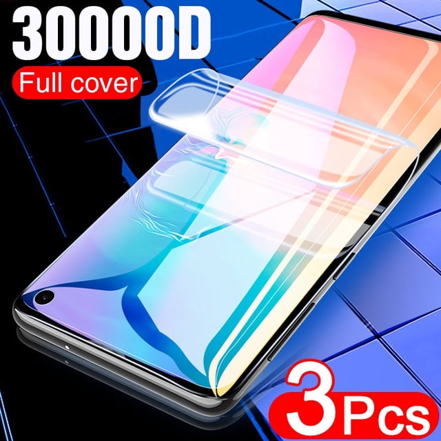 3 uds Protector de pantalla de cubierta completa para Samsung Galaxy S10 S9 S8 S20 Plus Ultra S10E película de hidrogel para Note 20 10 9 8 Plus película Tan Jianjun unisex