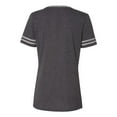 thumbnail image 2 of Jerzees Women's 4.5 oz. TRI-BLEND Varsity V-Neck T-Shirt - 602WVR, 2 of 4