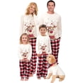 thumbnail image 2 of WephuPSho Conjuntos de pijamas navideños familiares a juego, pijamas navideños para bebés a juego para adultos y niños, conjunto de ropa de dormir navideña para vacaciones, 2 of 3