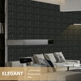 thumbnail image 2 of FLOLEOPA 30 Pack 3D Wall Panel, PVC Textured Wall Panels for Interior Wall Décor, 11.8 x11.8 Inch Cover 29.Sq.Ft, 2 of 7