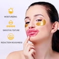 thumbnail image 2 of Mascarilla para labios y ojos Eakroo, 30 pares, colágeno con oro de 24K, 2 of 9