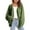 Army Green, variant on Babysbule Plus Size Womens Sweaters New Arrivals Fashion Women Casual Sleeve Button Solid Sweater Ladies Outwear Clearance Women's Fashion