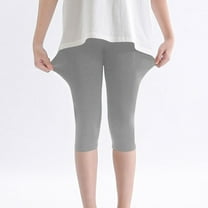 YYYTop Knee Length Capris Stretch Leggings for Girls & Toddlers - 3/4 Girls' Slim Cropped Leggings Girls Capris Leggings Crop Summer Leggings for School Wearing Pants Trousers 2-12 Years Underwear