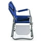 SlumberTrek Chaise d'Extérieur Junior avec Table Pliante Latérale pour Enfants, Bleu – image 4 sur 7