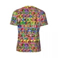 thumbnail image 6 of T Shirt For Men Colorful Peace Gym T-Shirt Symbol Print Fashion T-Shirts Male Awesome Tee Shirt Summ, 6 of 7