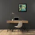 thumbnail image 3 of Evalia Designs 20x20 Black Modern Framed Museum Art Print Titled - Black Jaguar, 3 of 4
