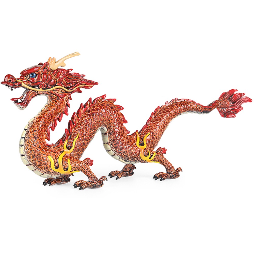 Sarzi Simulation Animal Model, Odorless Chinese Dragon Figure Cute