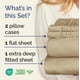 thumbnail image 2 of Sábanas CGK Unlimited Extra Deep Pocket King Beige, 2 of 9