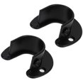 thumbnail image 1 of 2 Pieces Wall Mounted Clothes Rod Support, Curtain Rod Holder, Shower Curtain Rod Socket for 1.26" Diameter Clothes Rod, 1 of 5