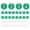 Green, variant on 20PCS Number Tags 1-20, Number Key Tags Plastic Numbered Keychain with Key Rings for Organizer Field Sales Hangers Clothes Labels ID, White