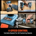 thumbnail image 6 of SENIX 20 Volt Max* 1/4-Inch Impact Driver, Brushless Motor, 130 Foot-Pound of Max Torque, 3000 RPM (Battery, Charger and Soft Bag Included) PDIX2-M2, 6 of 9