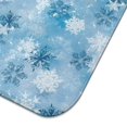 thumbnail image 3 of Light Blue Christmas Snowflake Pattern Dish Drying Mat for Kitchen 1 Pack, Ultra Absorbent Microfiber Dishes Drainer Mats,18x24in(46x61cm), 3 of 4