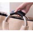 thumbnail image 3 of Foldable Hand-held Linen Laundry Basket For Household Laundry Brown, 3 of 8