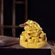 thumbnail image 1 of Estatuilla de sapo de de rana de dinero de Feng Shui chino, estatua de sapo de para el calentamiento de la casa Dorado Soledad estatua de rana, 1 of 10