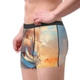 thumbnail image 5 of Salouo Sailing Ship Ocean Sunset Print Men's Boxer Briefs,Breathable Underwear Elastic Waistband Briefs for Men -X-Large, 5 of 8