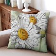 thumbnail image 4 of Revitalize Your Space with Blue Linen Throw Pillow Cases - 16x16 inch Set of 2 Modern Boho Farmhouse Outdoor Cushions Perfect for Sofa, Couch, Living Room, 4 of 7