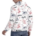 thumbnail image 6 of Daiia Cute Magic Bunny for Men's Fashion Hoodies & Sweatshirts with Kangaroo Pocket Hooded Sweatshirt Breathable & Moisture Wicking-Medium, 6 of 7