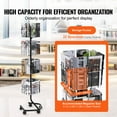 thumbnail image 4 of STAWAY Présentoir à Brochures Rotatif à 32 Poches avec Roues à 360° - Support de Littérature Durable pour Bureau, Salons Professionnels et Événements - Élégant et Mobile, 4 of 9