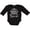 AB-Black, variant on Inktastic Nanny and Poppy Love Me Granddaughter Boys or Girls Long Sleeve Baby Bodysuit