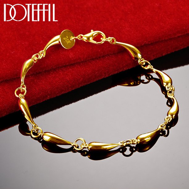 CJie-pulsera de gota de agua de Plata de Ley 925, pulsera de marca de lujo para mujer, pulsera de plata, joyería, regalo de Navidad