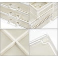 thumbnail image 4 of Acrylic Clear Jewelry Organizer Box 3 Drawers, Velvet Jewelry Storage, Earring Rings Necklaces Bracelets Storage Display Case Gift for Women, Girls, 4 of 9