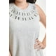 thumbnail image 4 of Vestido detalle bordado calado Roman Fashion /Juvenil, 2043 (Gris) gris CH, 4 of 6