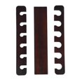 thumbnail image 1 of Wood Fishing Rod Pole Reel Holder Mount Rods Rack Organizer Carrier Accessory (Teakwood color), 1 of 9