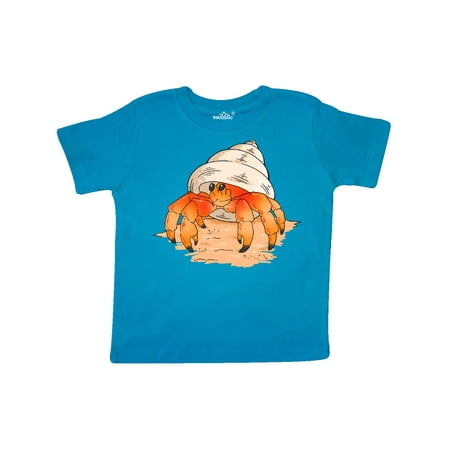 

Inktastic Cute Hermit Crab on Beach Gift Toddler Boy or Toddler Girl T-Shirt