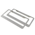 thumbnail image 4 of 2pcs Premium Bling Plate Frames , Rhinestone Stainless Steel For Women And Men, 4 of 8