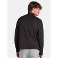thumbnail image 3 of Athletic Works Men's ButterCore Quarter Zip Pullover, Sizes S-3XL, 3 of 5