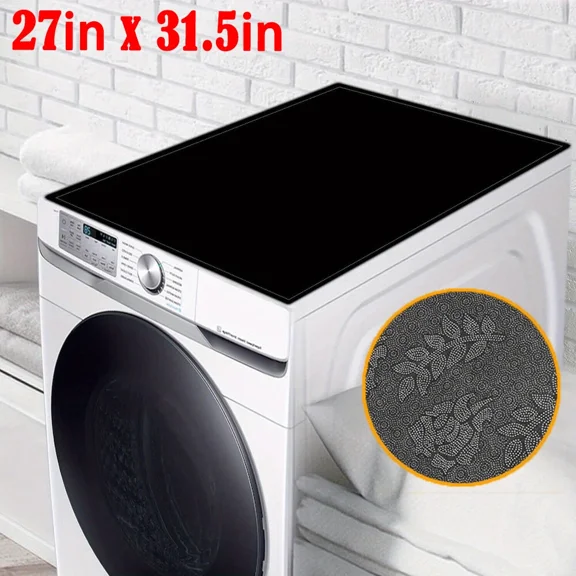 STAR- Dryer Top Mat Cover, Anti-Slip Washing Machine Dust-Proof Top Cover, 27"X31.5"