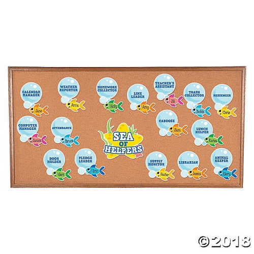 Under The Sea Classroom Jobs Bulletin Board Set Walmart Com