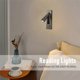 thumbnail image 5 of Reading Lights,Headboard Wall Light Reading Light Recessed Push Switch Wall Lamps for Living Room, B, 5 of 5