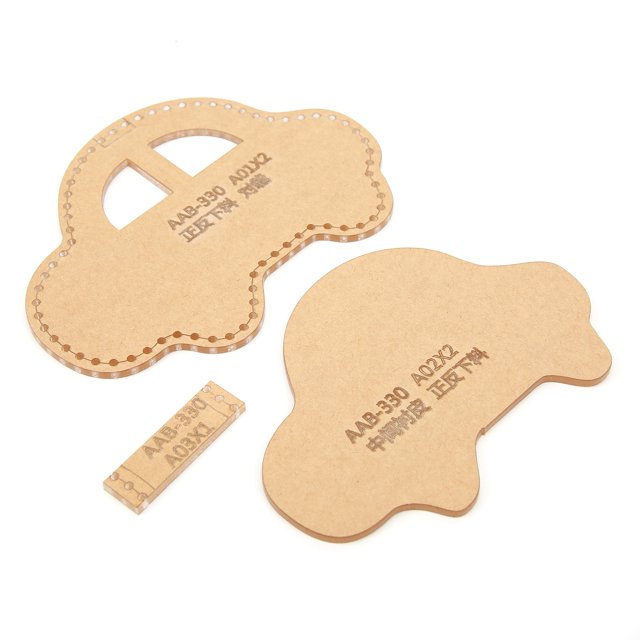 Plantilla de Llavero Acrílico, Plantilla de Acrílico Plantilla de Llavero 3pcs Con Forma de Papel Kraft para Hacer Llavero