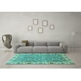 thumbnail image 3 of Ahgly Company Indoor Rectangle Oriental Light Blue Traditional Area Rugs, 5' x 8', 3 of 4